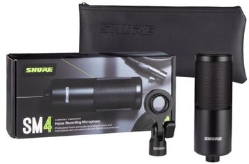 SHURE SM4-K HOME RECORDING MICROPHONE STUDYJNY MIKROFON POJEMNOŚCIOWY