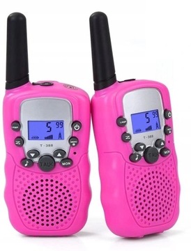 SHONA T388 WALKIE TALKIE 2 szt dla dzieci 10 tonów latarka VOX