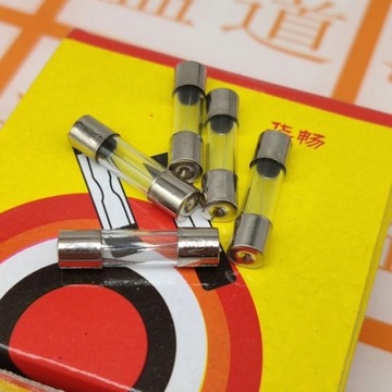 Предохранитель стеклянный - 2А - трубчатый - предохранитель - 10 шт.