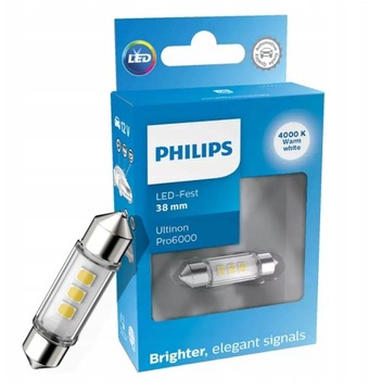 ŻARÓWKA ULTINON PRO6000SI LED C5W 38MM 4000K