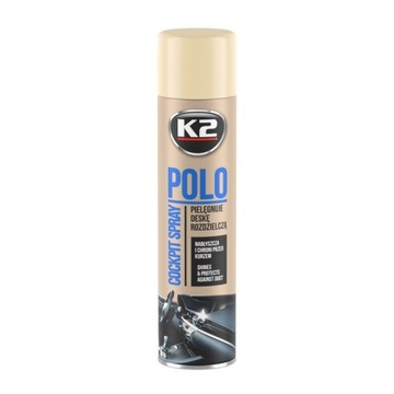 K2 POLO COCKPIT PLAK 600ml WANILIA kokpit plastiki