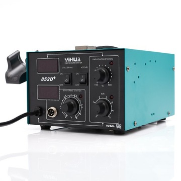 YIHUA 852D+ МАШИНА ДЛЯ СВАРКИ ПЛАСТИКА ГОРЯЧИМ ВОЗДУХОМ, 0,7 КГ СВЯЗУЮЩЕГО СРЕДСТВА
