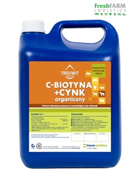 Trouwit Witamina C-biotyna+Cynk 5L-na poprawę kondycji skóry, sierści, piór