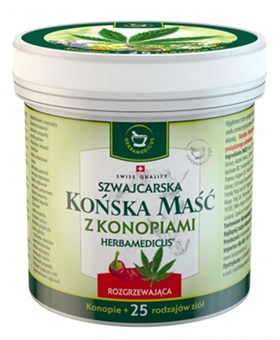 KOŃSKA MAŚĆ ROZGRZEWAJĄCA Z KONOPIAMI 250ML