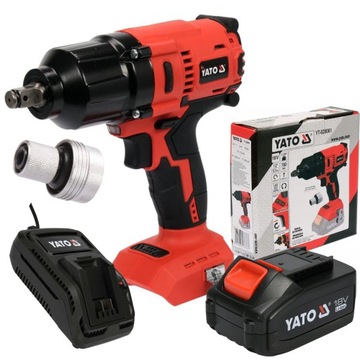 АККУМУЛЯТОРНЫЙ КЛЮЧ YATO БЕСЩЕТОЧНЫЙ КЛЮЧ 1/2