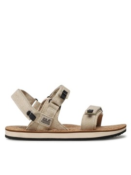 Jack Wolfskin Sandały Ecostride 2 Sandal W 4051771 Natural/Cork