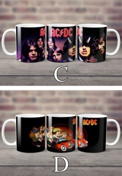 ACDC набор подушка+чашка+GRATIS MODELS