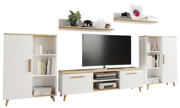 MEBLE Meblościanka OSLO 2 SALON styl skandynawski