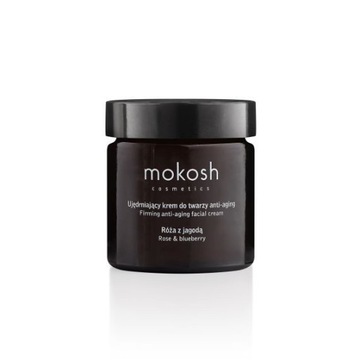 Mokosh, Krem do twarzy Anti-Aging róża z jagodą, 6