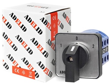 ŁĄCZNIK TABLICOWY 25A 3F 1-0-2 SIEĆ AGREGAT IP65