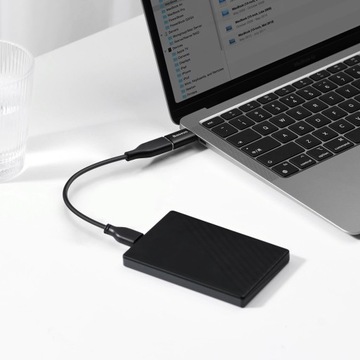 BASEUS PRZEJŚCIÓWKA USB-C - USB ADAPTER KONWERTER DO TELEFONU OTG 10GBPS