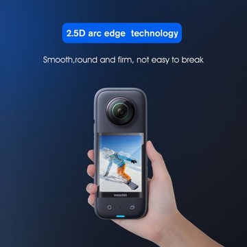 СИЛИКОНОВАЯ КРЫШКА + СТЕКЛЯННАЯ ПЛЕНКА ДЛЯ INSTA360 X3