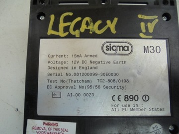 MODUL ŘÍZENÍ ALARMU 081200099 SUBARU LEGACY IV