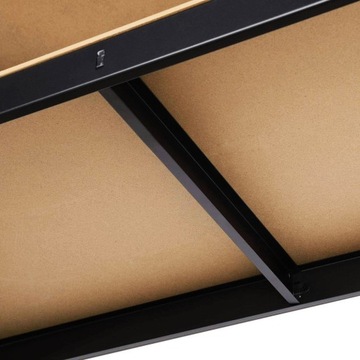 МЕТАЛЛИЧЕСКИЙ СТЕЛЛАЖ ДЛЯ ХРАНЕНИЯ ГАРАЖНАЯ МАСТЕРСКАЯ ЧЕРНЫЙ 150x75x30 400 кг