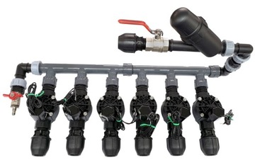 Kolektor Komplet 6 Elektrozawory 100HV Filtr