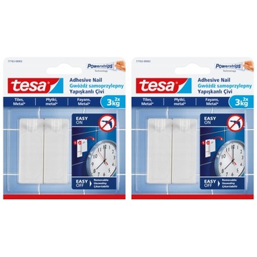 TESA Gwóźdź samoprzylepny do płytek metalu 3kg x 2