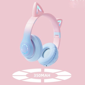 Полноразмерные наушники со светодиодной подсветкой Регулируемый оголовье