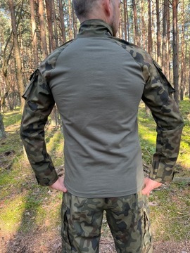 COMBAT camo TACTICAL военная толстовка wz.93 Kombat SHIRT COTTON GROM размер. С