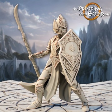 Elven Sentry Spear A The Printing Goes Ever On