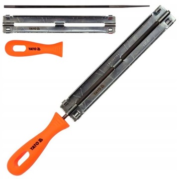 КОМПЛЕКТ ОСТРЫХ ЦЕПЕЙ YATO 4мм НАПИЛЬНИК 3 шт.