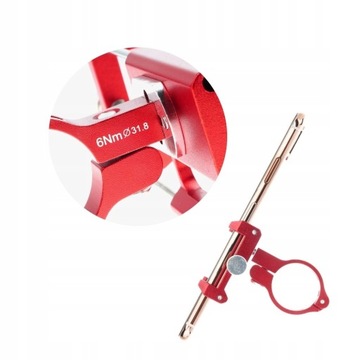 ALUMINIOWY UCHWYT ROWEROWY NA TELEFON kierownice GUB 85 G-85 - czerwony