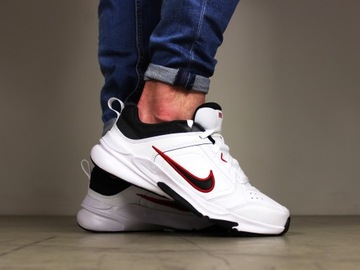 Nike SKÓRA męskie WYGODNE SOLIDNE buty sportowe sneakersy na co dzień