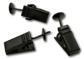 Зажимы МЕТАЛЛИЧЕСКИЕ для потолочного рельса ПВХ, 100 шт. НОВИНКА