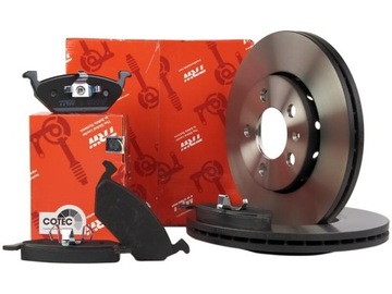 TRW TARCZE + KLOCKI PRZÓD AUDI A3 SKODA OCTAVIA 2