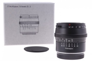 TTArtisan 50mm F1.2 FujiFilm FX Czarny - InterFoto