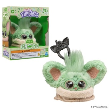 Furby Furblets Star Wars Інтерактивна м'яка іграшка Grogu звук Hasbro G3598