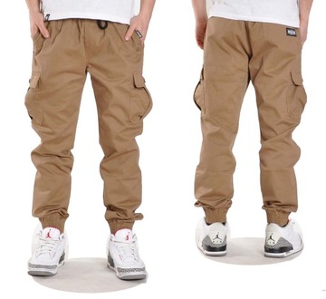 Spodnie M Bossline Cargo Jogger joggery karmel