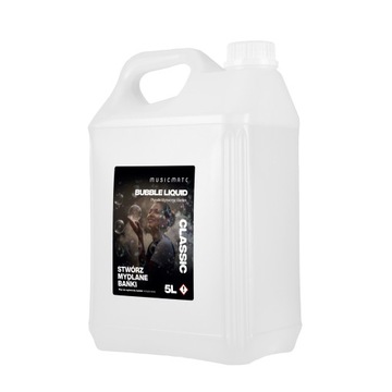 Płyn do wytwornic baniek MusicMate MBL Bubble 5L bańki mydlane