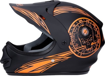 KASK CROSS DZIECIĘCY ENDURO MONSTER HOMOLOGACJA EU