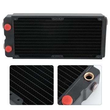 Chłodzenie wodne radiator miedziany 45MM do urządzeń przemysłowych