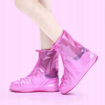 ДОЖДЕВЫЕ ЗАЩИТЫ ДЛЯ ОБУВИ XL РОЗОВЫЕ