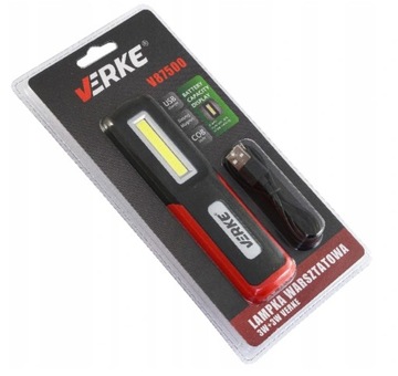 СВЕТОДИОДНАЯ ЛАМПА COB ДЛЯ МАСТЕРСКОЙ АККУМУЛЯТОРНЫЙ ФАКЕЛ С МАГНИТНЫМ КРЮКОМ USB