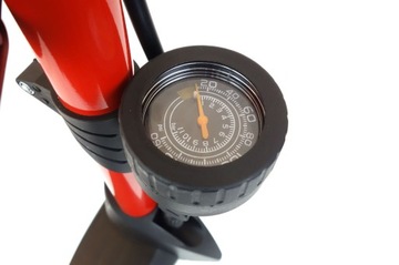 СТАЦИОНАРНЫЙ МЕТАЛЛИЧЕСКИЙ ВЕЛОСИПЕДНЫЙ НАСОС С МАНОМЕТРОМ