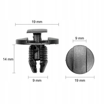ЗАЖИМЫ КОЛЕСНЫХ АРОК, КРЫШКИ CITROEN C3 C4 C5 C6 DS5 x20