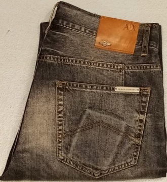 R) ARMANI EXCHANGE SHORT SPODNIE JEANSOWE Roz.34