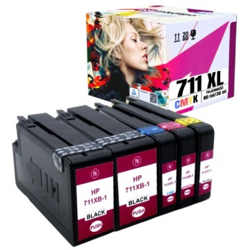 5 x Inkoust pro Hp 711 XL Designjet T120 T520 CZ133A