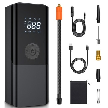 ELEKTRYCZNA POMPKA BEZPRZEWODOWA KOMPRESOR ROWER 4500mAh