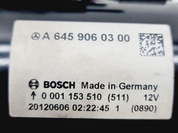 6459060300 STARTÉR MERCEDES-BENZ B W246 W242 80KW 2012