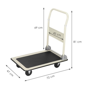 СКЛАДНАЯ ТРАНСПОРТНАЯ ПЛАТФОРМА СКЛАДСКИЙ ГРУЗОВИК 150 КГ