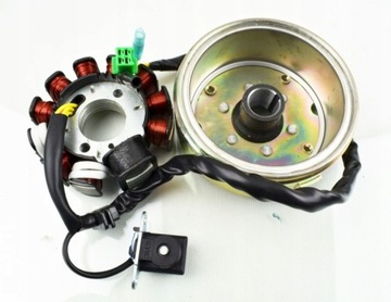 Катушка зажигания 4T GY6 125ccm + МАГНИТНОЕ КОЛЕСО, MAGNETO 11