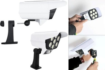 НАРУЖНАЯ МАНАКЕТ IP-КАМЕРА ДАТЧИК ДВИЖЕНИЯ МИГАЮЩАЯ СВЕТОДИОДНАЯ СОЛНЕЧНАЯ ЛАМПА