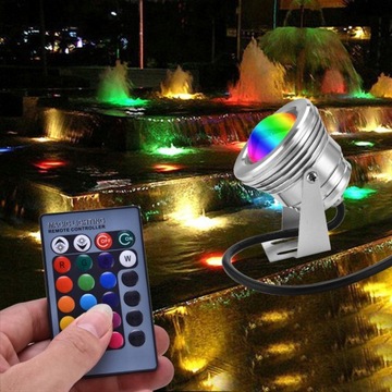 Świetlówka LED oświetlenie AKWARIUM RGB 10W 9LED