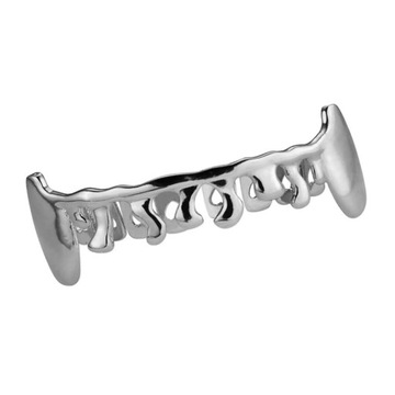 Błyszczące grille na zęby Grille na zęby złoto białe złoto