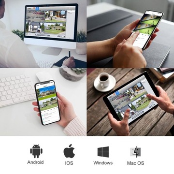 ДВОЙНАЯ НАРУЖНАЯ ПОВОРОТНАЯ IP WIFI FULL HD+ КАМЕРА 2 В 1 ДЛЯ МОНИТОРИНГА
