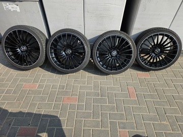Felgi koła mercedes amg w 211 5x112 8.5 komplet ładne KBA48746