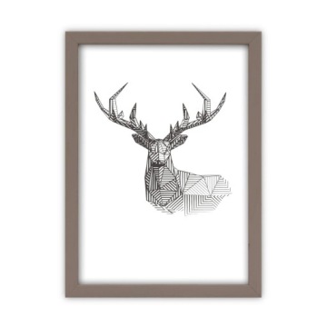 Набор бежевых рамок для галереи на 4 фотографии.